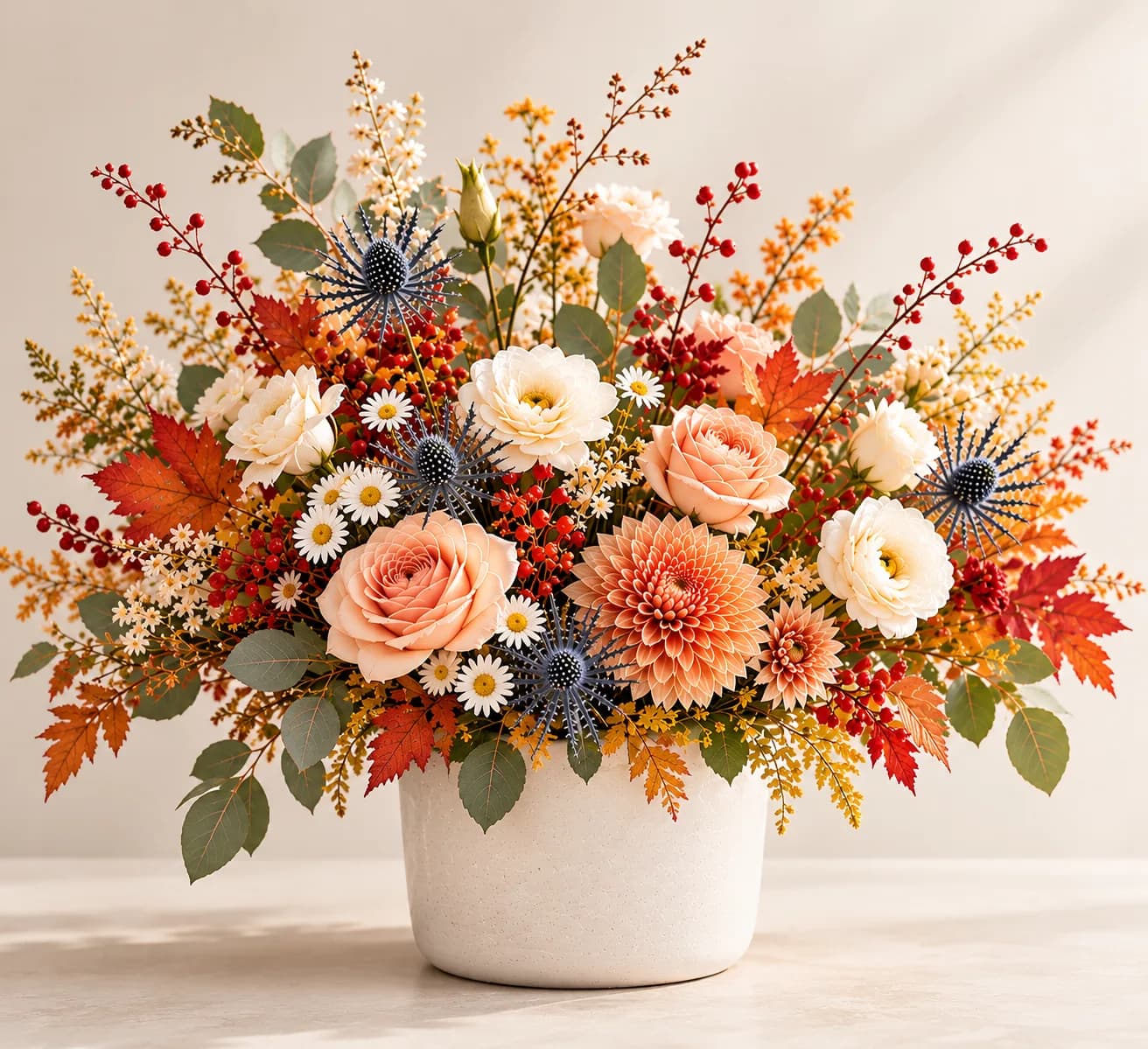October Table Arrangement